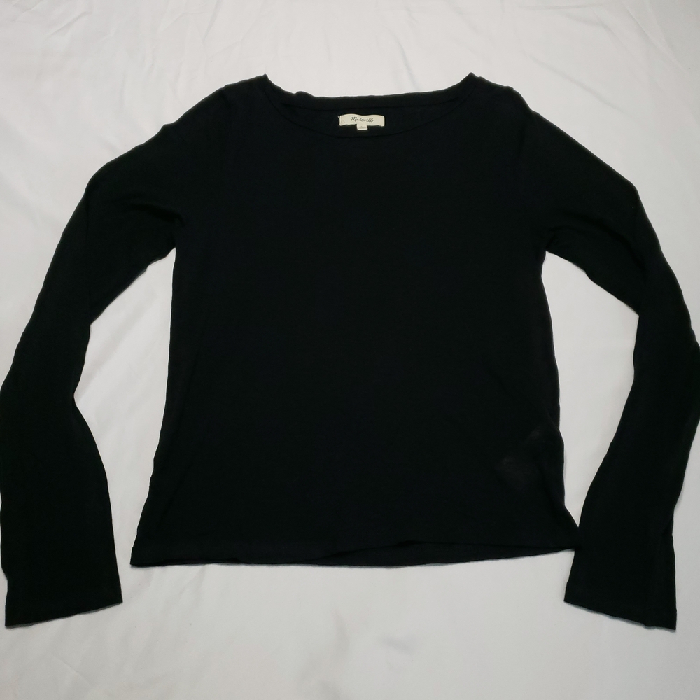 Madewell Black Long Sleeve Tee